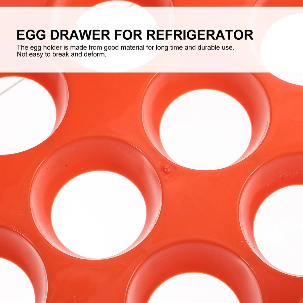 Holder Decor Egg Storage Box Egg Storage Shelf 21.5x22.5x14cm Orange – Practical Home Organization with a Practical Everyday Design