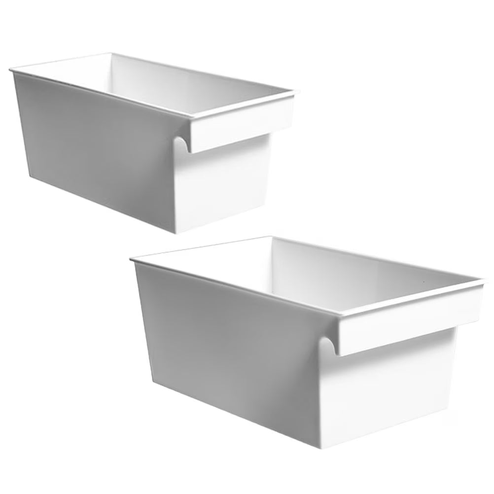 2 PCS Large Storage Containers with Lids Portable Box PP Material Boxes – Secure Lid Design with a Practical Everyday Design