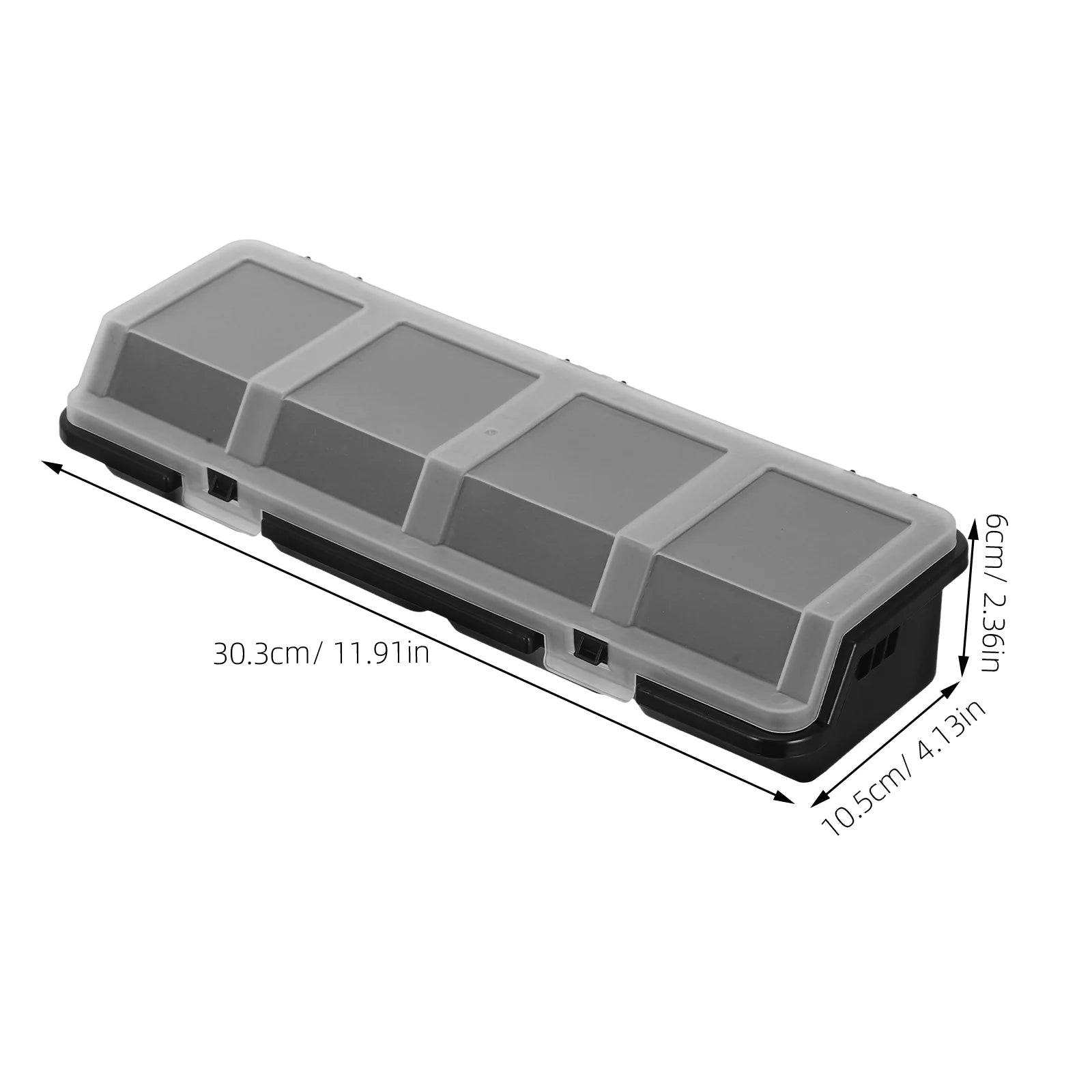2 Pcs Screw Parts Box Storage Small Organizer Large Organizers and Bins Crate Black – Convenient Multi-Piece Set with a Practical Everyday Design