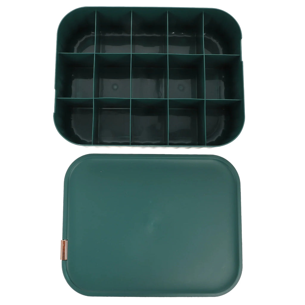 Organizer Bin Storage Box Underwear Drawer Storage Baby 30X23.5X8CM Green – Convenient Family Mealtime Use with a Practical Everyday Design