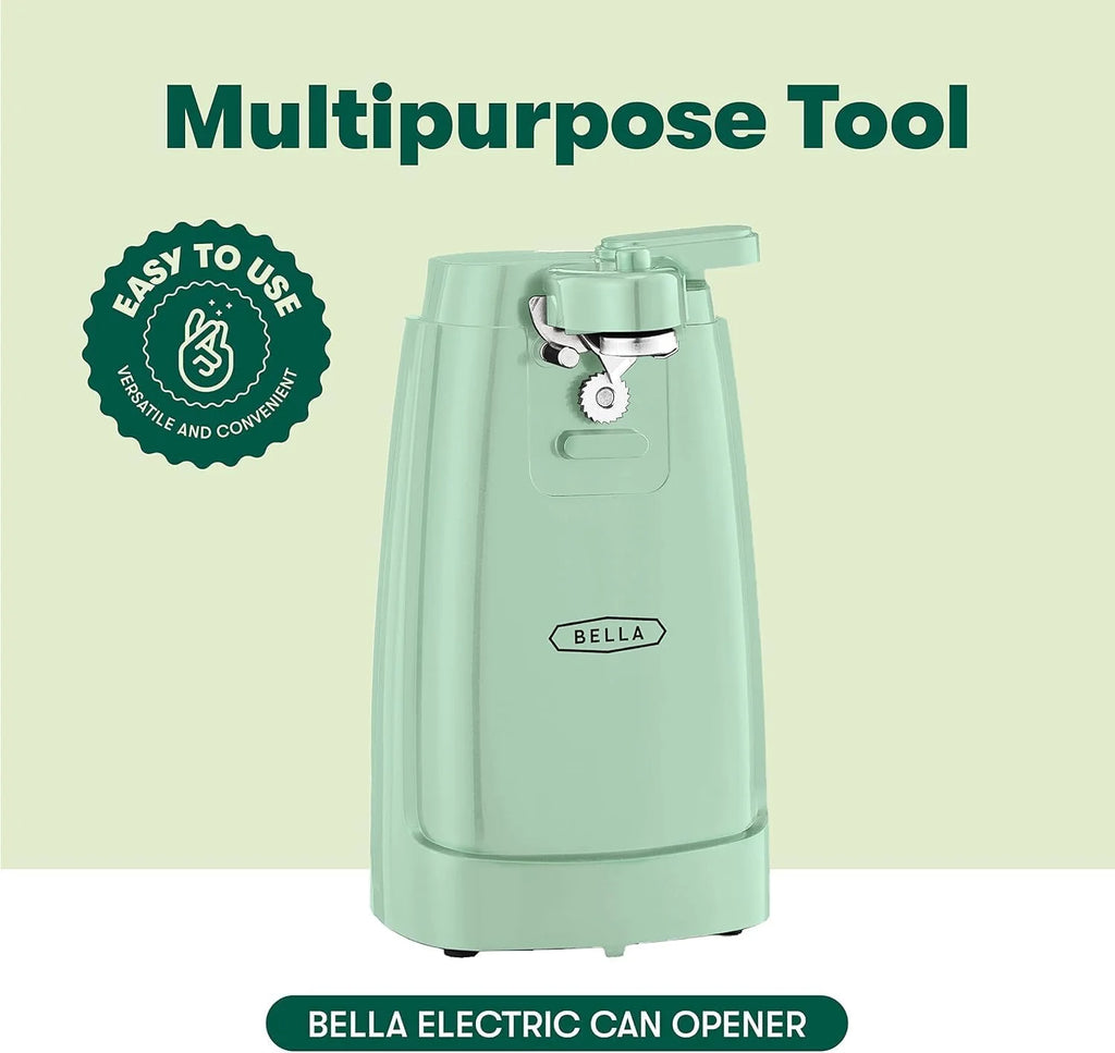 Electric Can Opener and Knife Sharpener Multifunctional Jar and Bottle Opener with Removable Cutting Lever and Cord Storage Stainless Steel Blade, – Durable Stainless Steel Construction with a Practical Everyday Design – Catalog Item 123