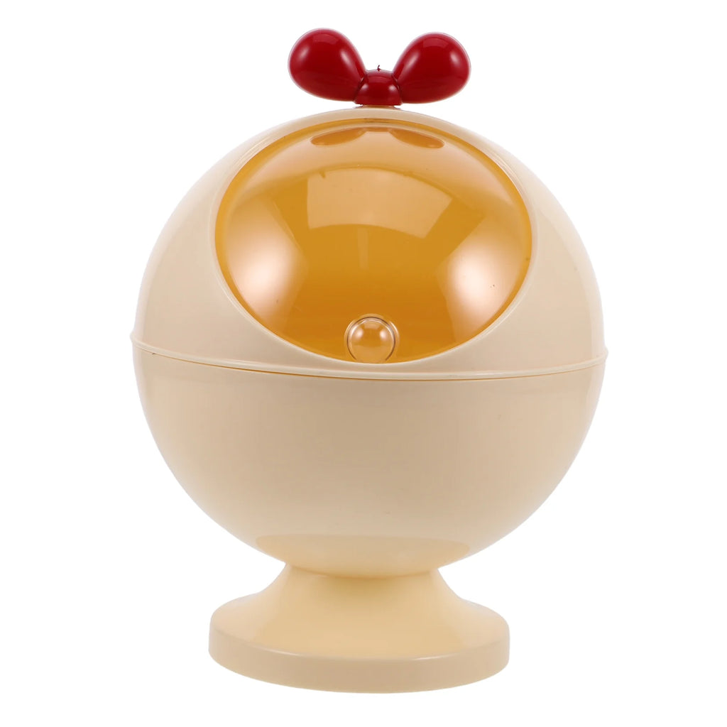 Figurine Decor Hair Accessories Storage Box Baby Miss 21.00X15.50X15.50CM Beige – Convenient Family Mealtime Use with a Practical Everyday Design