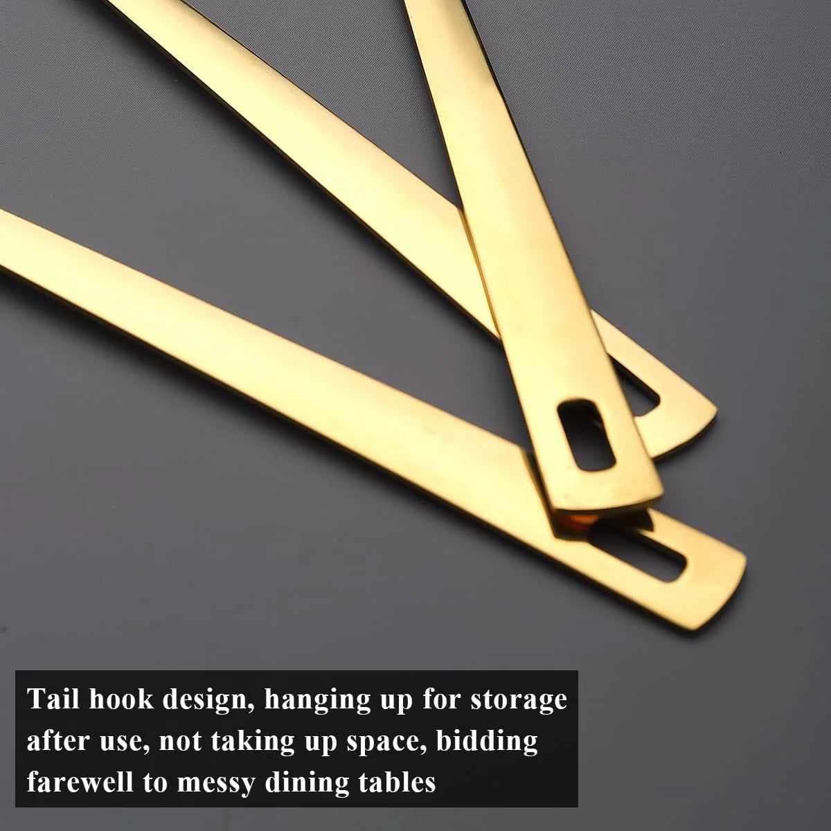 Gold Kitchen Utensils Set 6pcs Titanium Plating Stainless Steel Cooking Utensils Set Heavy Duty Kitchen Tools Spatulas Set Home Essentials Kitchen Gadgets Accessories – Durable Stainless Steel Construction with a Practical Everyday Design