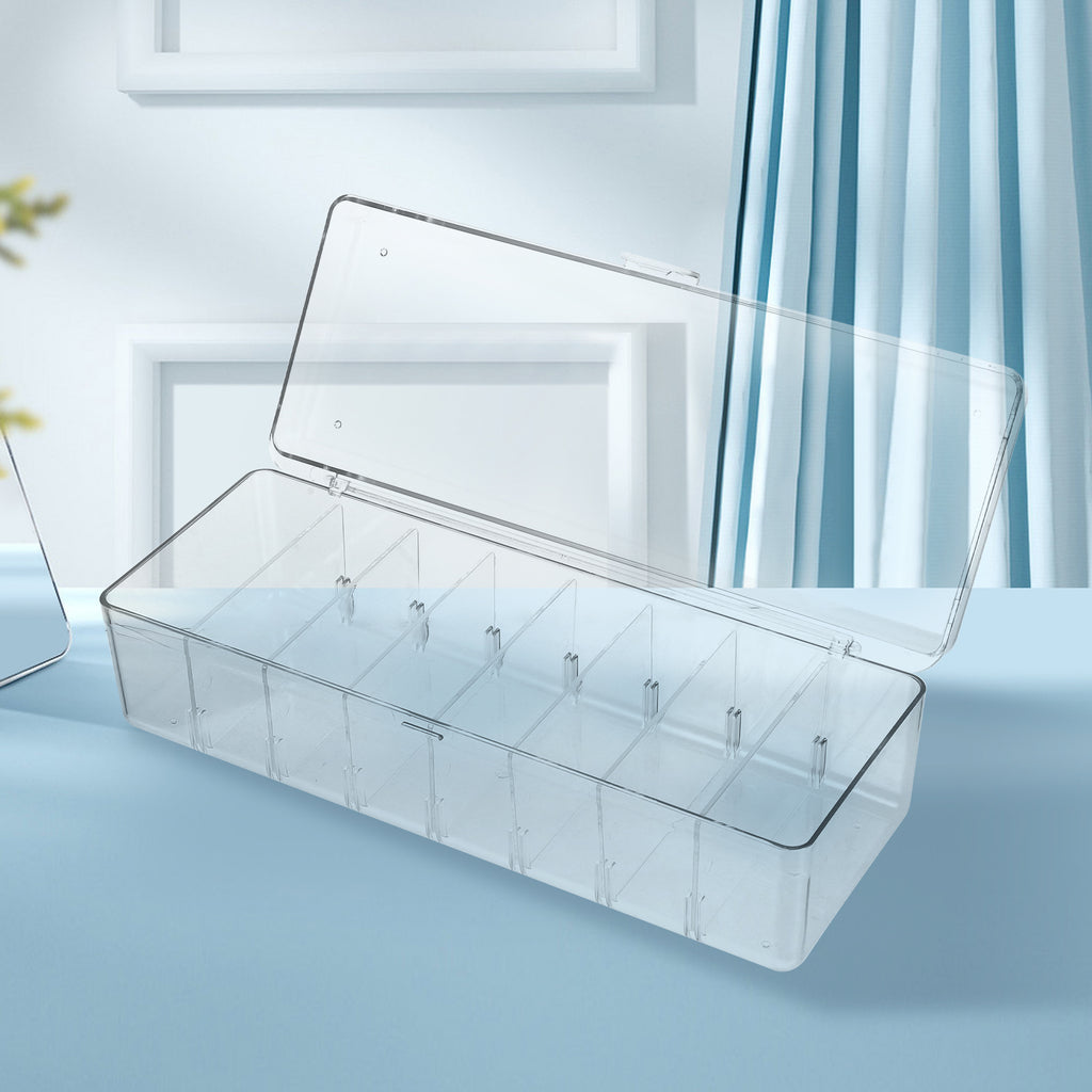 Card Game Business Cards Card Storage Box Travel 26X10X7.5CM Transparent – Clear-View Organization with a Practical Everyday Design