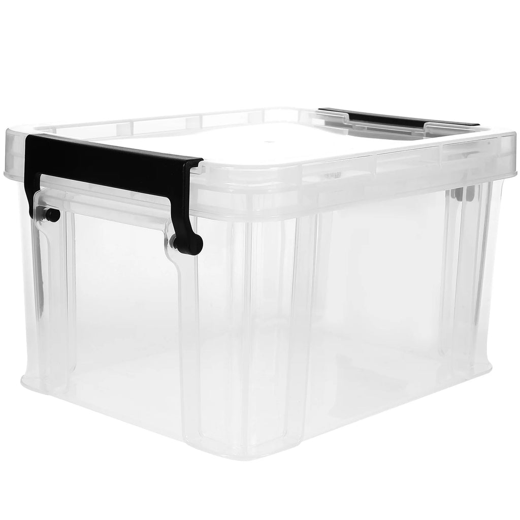 Lids Office Stationery Storage Box 21X16.4X12.5CM Transparent – Clear-View Organization with a Practical Everyday Design