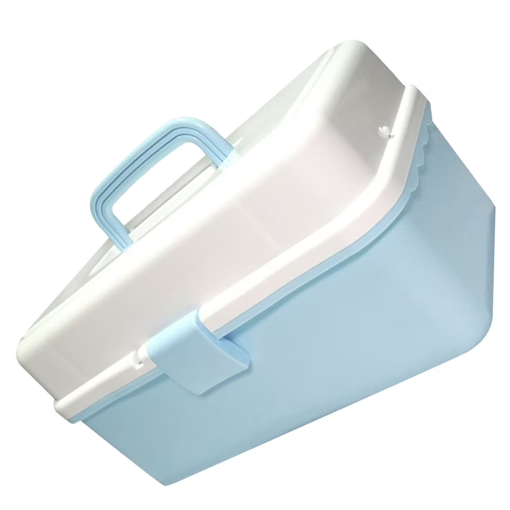 Organizer Boxes Art Tools Storage Container Blue Child – Practical Home Organization with a Practical Everyday Design