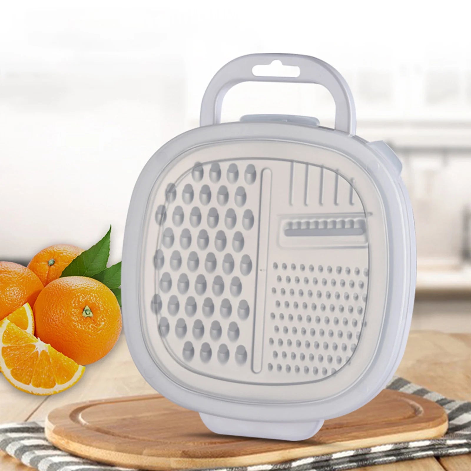 Grater Well-crafted Handheld Cheese Grater - Cheese Grater With Soft Handle - Grater For Kitchen Spices Ginger - Stainless Steel Cheese Shredder - Lemon Zester To Kitchen Gadgets Clearance – Convenient Carry Handles with a Practical Everyday Design