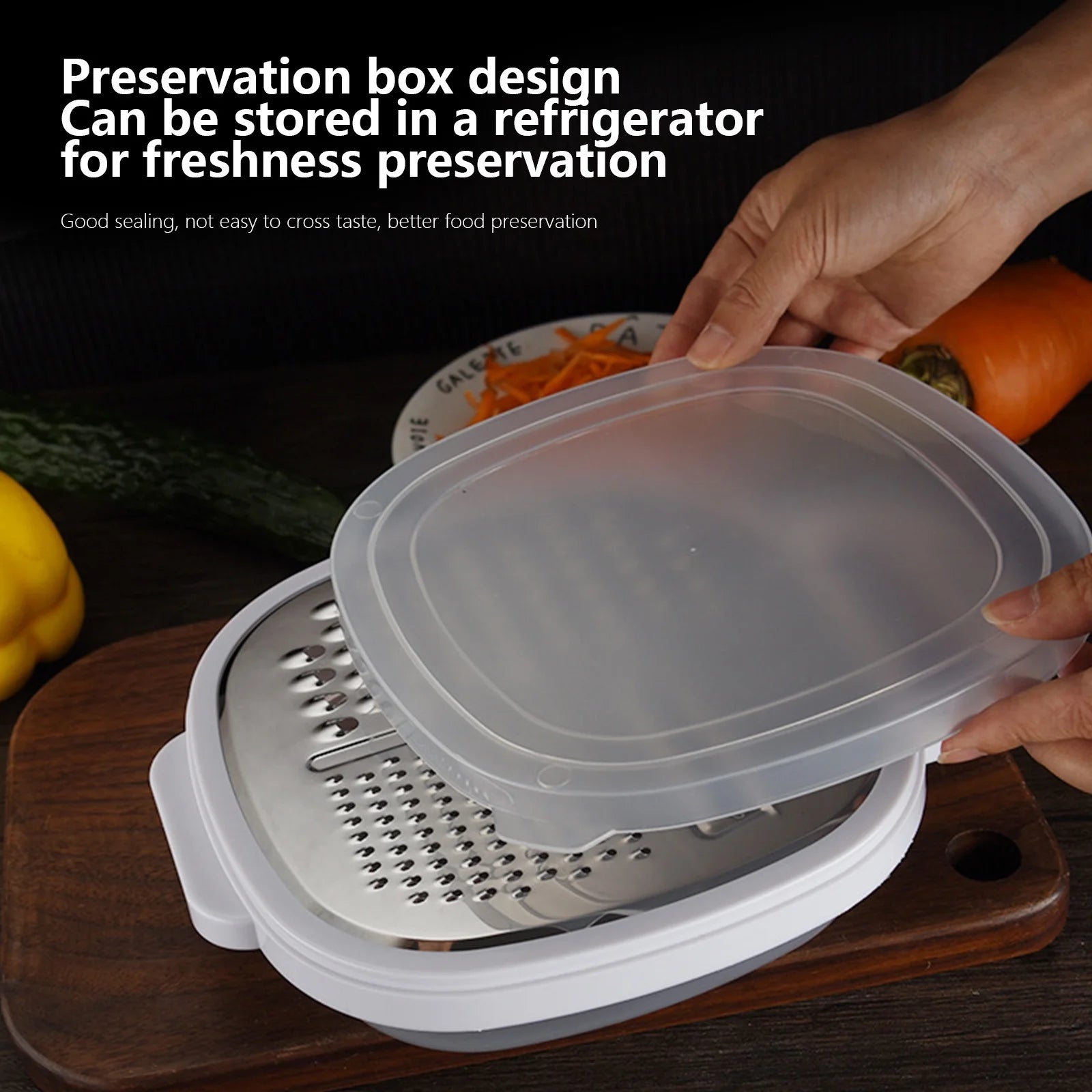 Grater Well-crafted Handheld Cheese Grater - Cheese Grater With Soft Handle - Grater For Kitchen Spices Ginger - Stainless Steel Cheese Shredder - Lemon Zester To Kitchen Gadgets Clearance – Convenient Carry Handles with a Practical Everyday Design