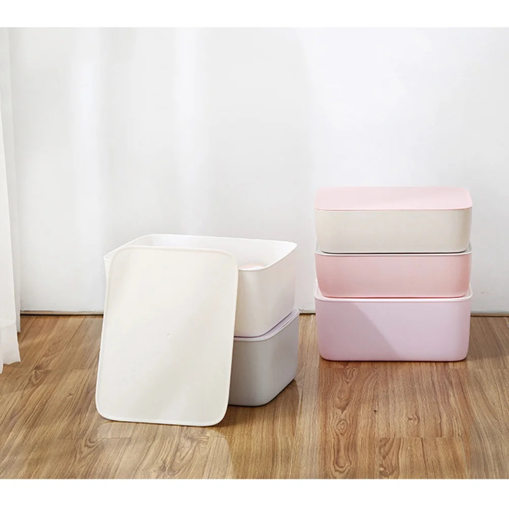 3pcs Underwear Storage Box Plastic Storage Basket Stackable Storage Container with 15-Compartment Divider for Bra Panties Socks(White) – Everyday Household Format with a Practical Everyday Design