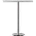 Brushed Standing Towel Rack Heavy Duty Base Stainless Steel T-Shaped Hand Towel Stand for Bathroom Kitchen. – Durable Stainless Steel Construction with a Practical Everyday Design