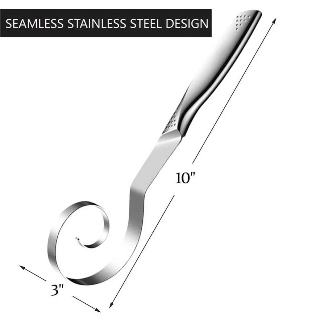 Unbranded Danish Stainless Steel Seamless Dough Whisk for Bread Pastry Cake Baking – Durable Stainless Steel Construction with a Practical Everyday Design