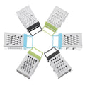 unbranded 6pcs Mini Cheese Grater Stainless Steel Small Box Grater Vegetables Shredder Handheld Kitchen Tool for Slicing Cheese Ginger Potatoes – Durable Stainless Steel Construction with a Practical Everyday Design