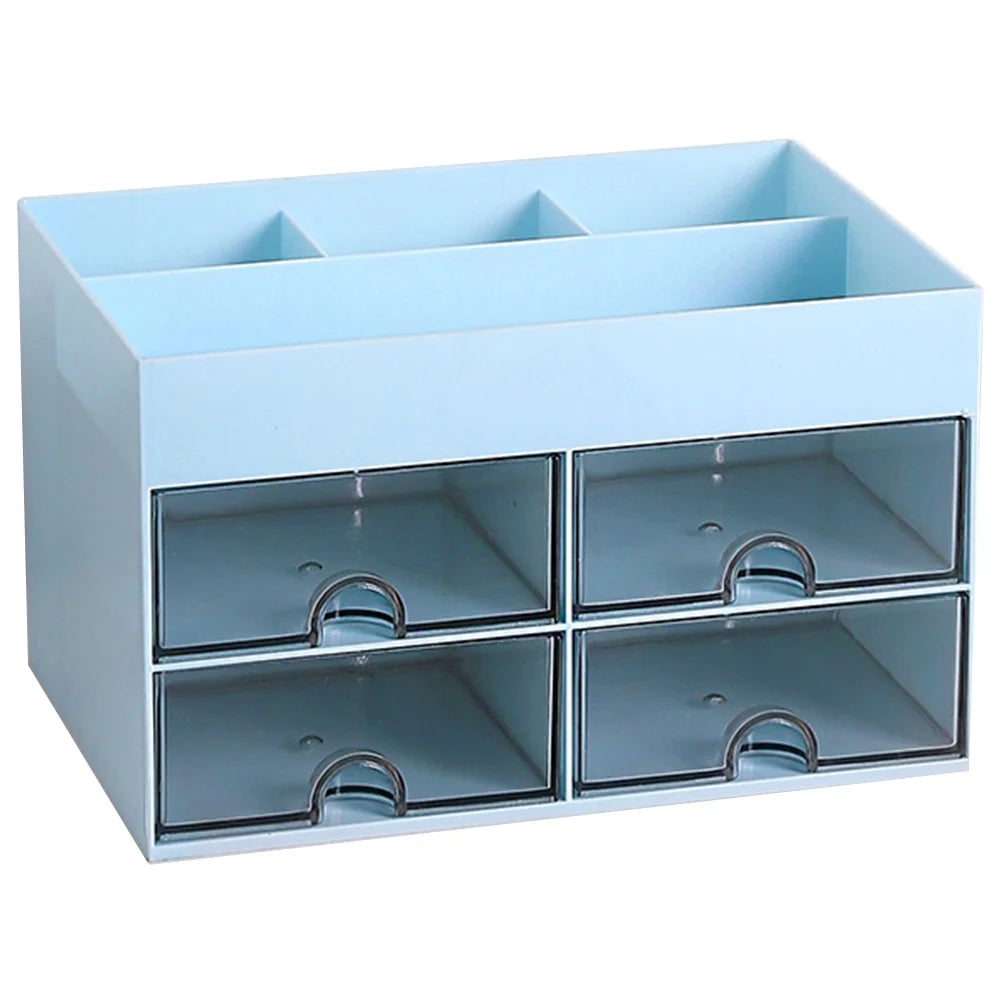 Storage Drawers Box Structure Multi-function Stationery Organizer – Multiroom Organization Format with a Practical Everyday Design