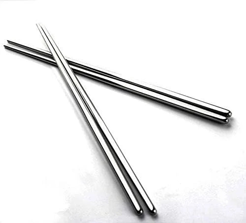 Stainless Steel Chopsticks Metal Reusable Dining Chopsticks 10 Pairs$$Home Decor Kitchen & Other – Durable Stainless Steel Construction with a Practical Everyday Design