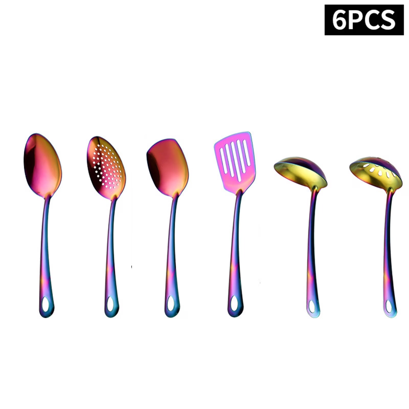 6-Piece Kitchen Utensil Set Stainless Steel Cooking Tools Set Heavy-Duty Kitchen Tool Spatula Set Essential Home Kitchen Gadgets and Accessories – Durable Stainless Steel Construction with a Practical Everyday Design
