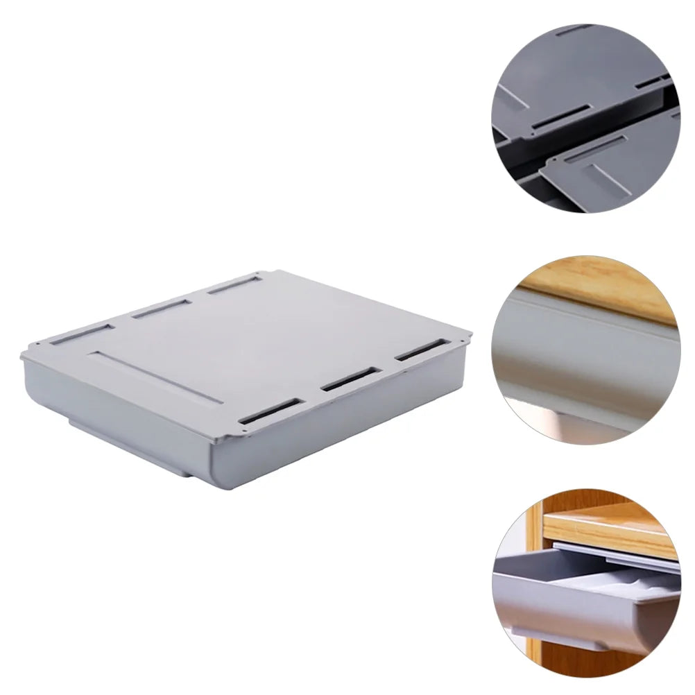 Wire Punch Free Storage Box Hanging Container Drawer Office – Space-Saving Hanging Design with a Practical Everyday Design