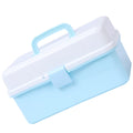 Storage Boxes Art Tools Storage Case Compact Storage Box Child 33x19.5cm Blue – Practical Home Organization with a Practical Everyday Design
