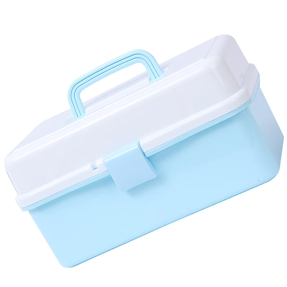 Storage Boxes Art Tools Storage Case Compact Storage Box Child 33x19.5cm Blue – Practical Home Organization with a Practical Everyday Design