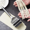 High Grade Stainless Steel Noodle Lattice Roller Dough Cutter for Kitchen Cooking Tools – Durable Stainless Steel Construction with a Practical Everyday Design
