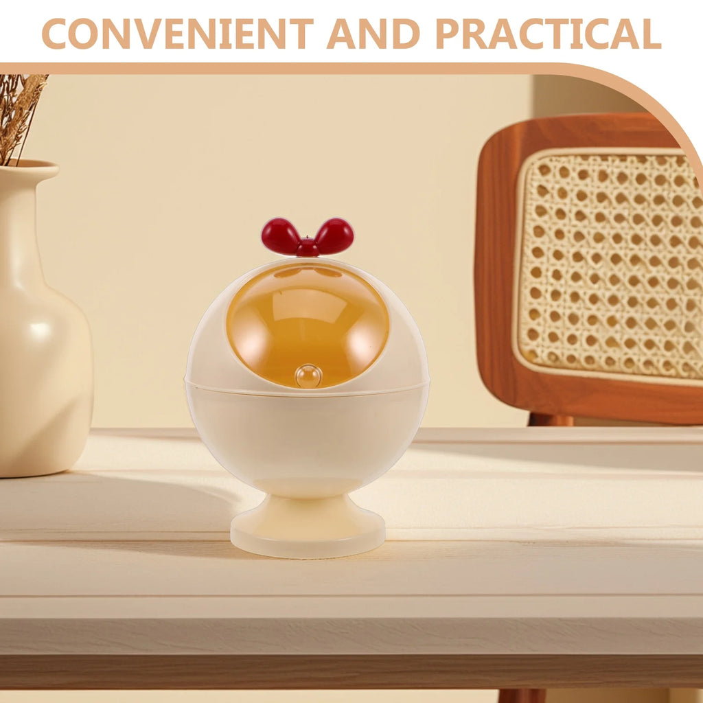 Figurine Decor Hair Accessories Storage Box Baby Miss 21.00X15.50X15.50CM Beige – Convenient Family Mealtime Use with a Practical Everyday Design