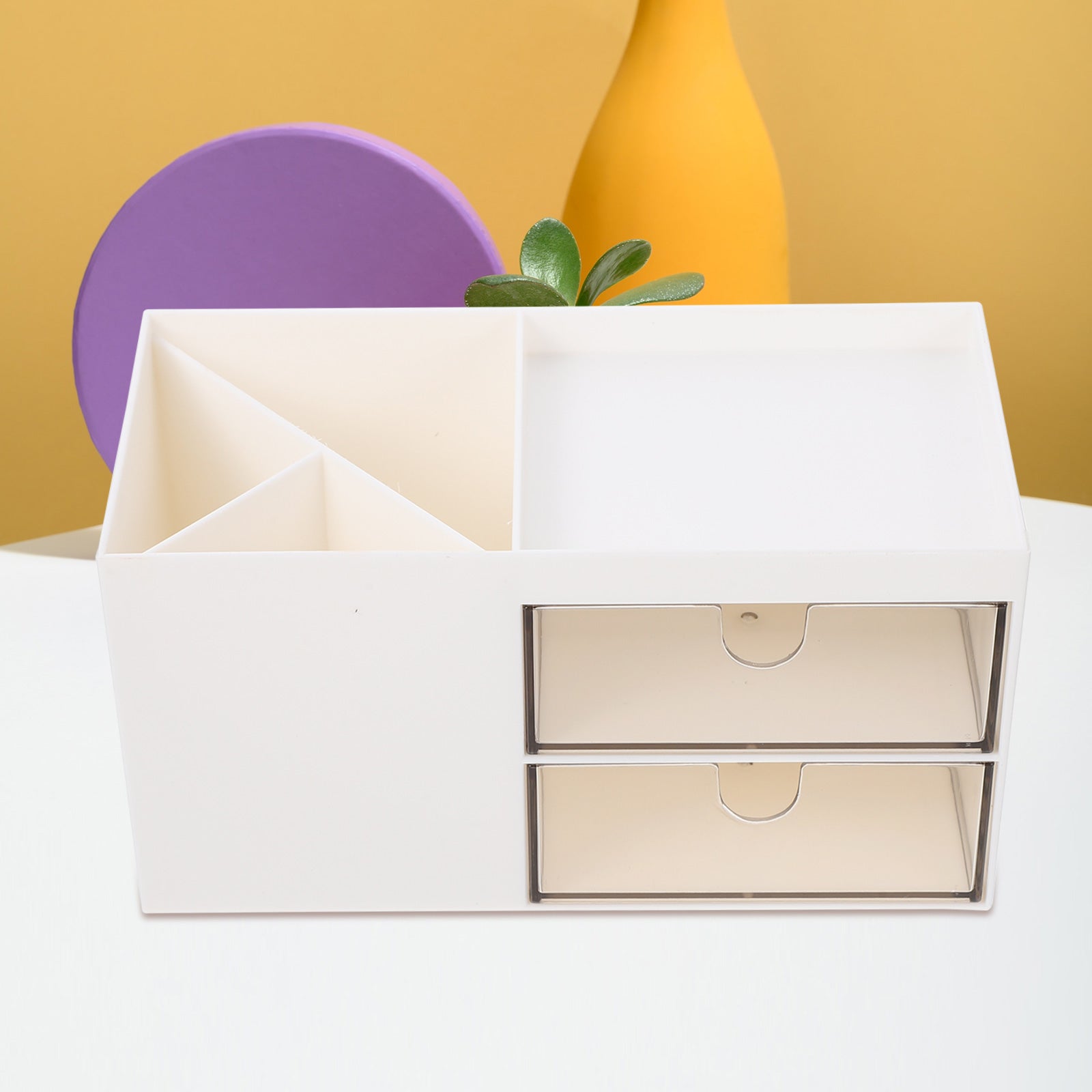 Adjustable Cosmetic Display Highlighter Bathroom Storage Box Office Container – Adjustable Everyday Design with a Practical Everyday Design