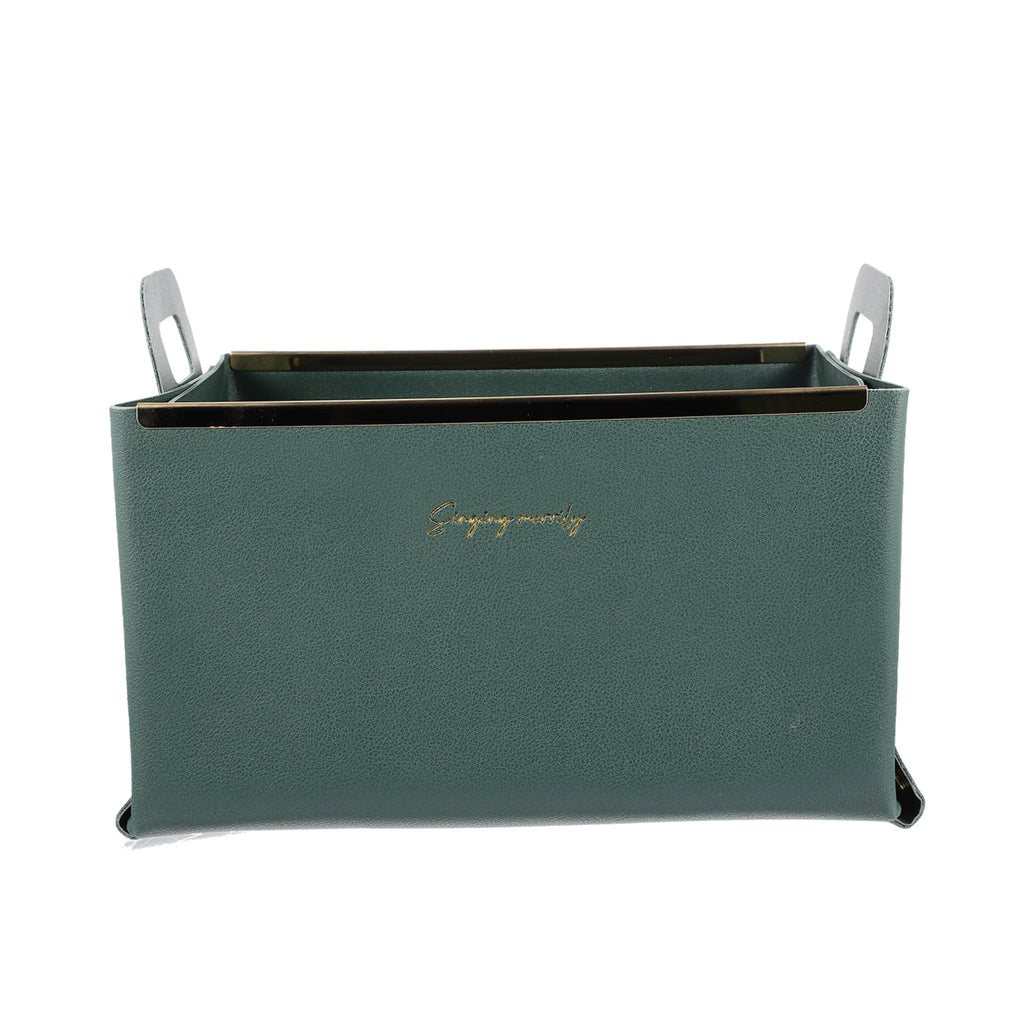 Storage Basket Cube Leather Lightweight Box Home Use Organizer – Practical Home Organization with a Practical Everyday Design