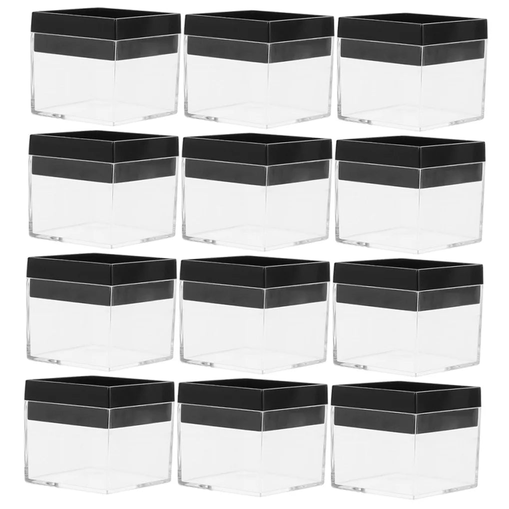 12 Pcs Specimen Boxes Capsules Small Item Storage Box Baby 4.2X4.2X3.3CM – Convenient Multi-Piece Set with a Practical Everyday Design