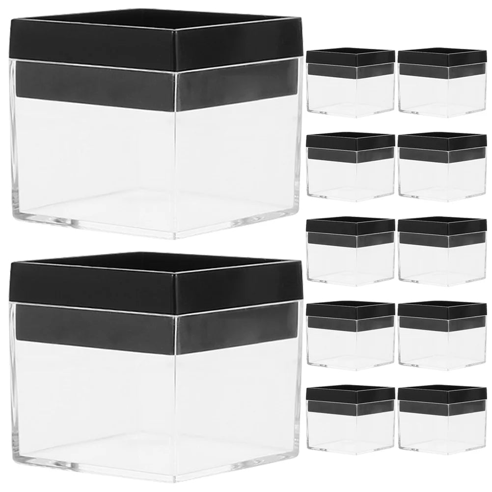 12 Pcs Specimen Boxes Capsules Small Item Storage Box Baby 4.2X4.2X3.3CM – Convenient Multi-Piece Set with a Practical Everyday Design