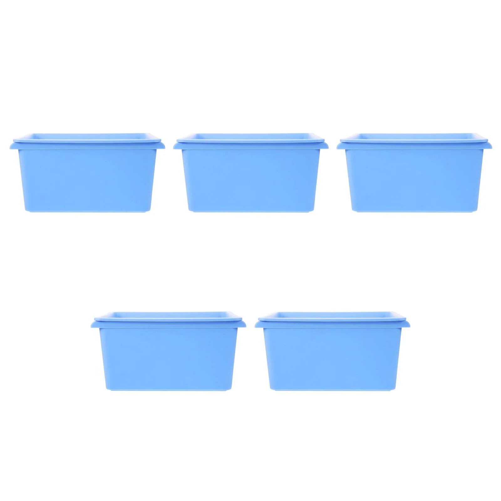 5pcs Desktop Simple Storage Box Multi-functional Organizing Box Desktop Small Object Organizer – Practical Home Organization with a Practical Everyday Design