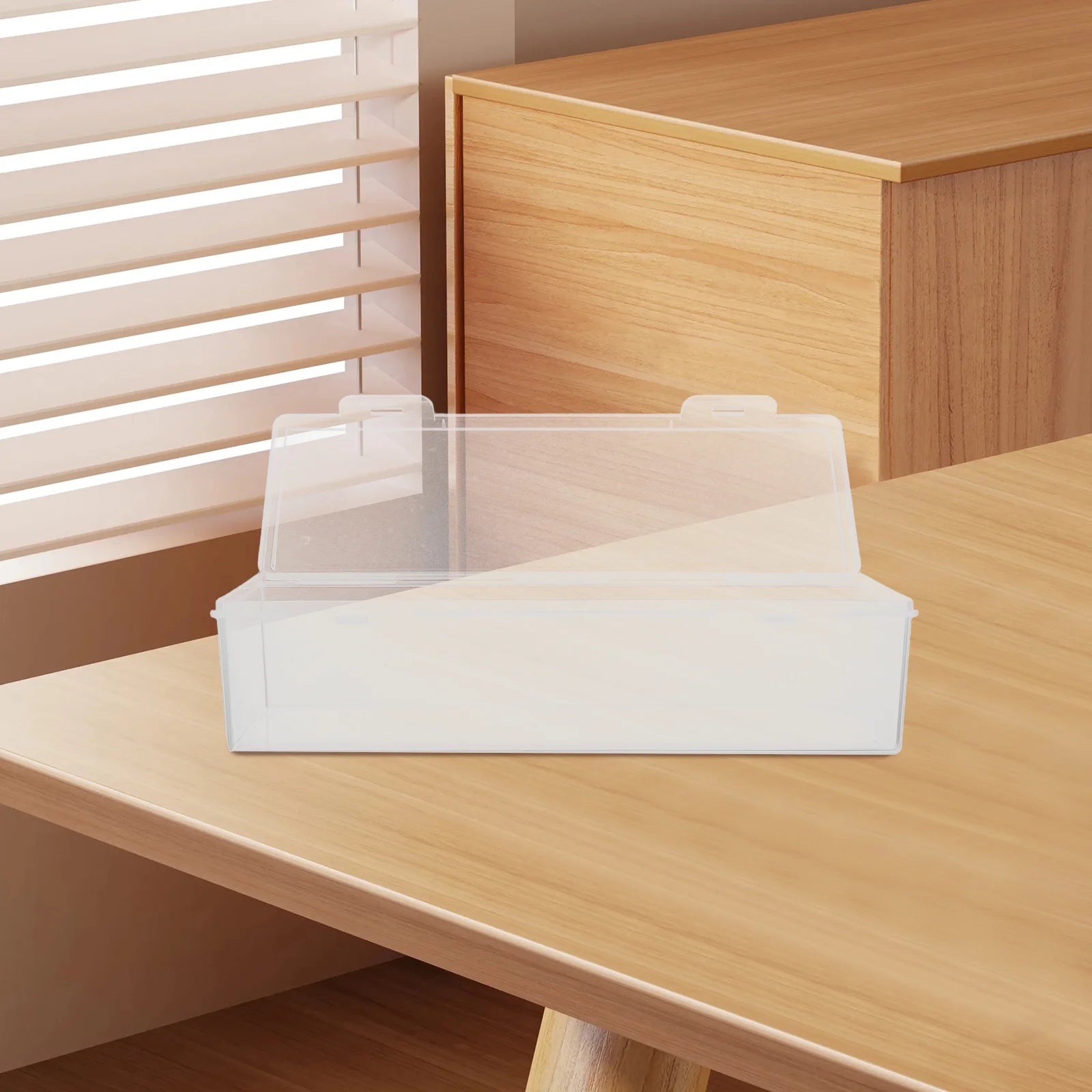 Air Outlet Decoration Card Storage Box Child 29.20X9.20X7.20CM Transparent – Clear-View Organization with a Practical Everyday Design