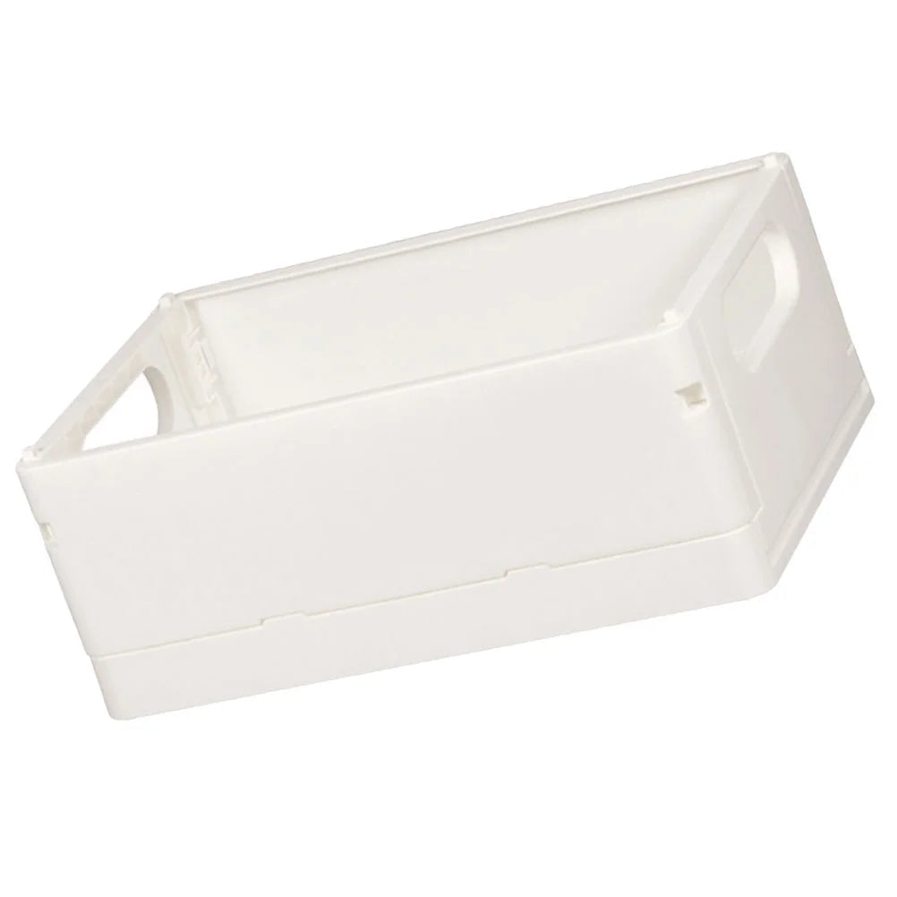 2pcs Household Storage Box Storage Organizer Box Foldable Box Plastic Desktop Makeup Storage Case – Foldable Space-Saving Design with a Practical Everyday Design