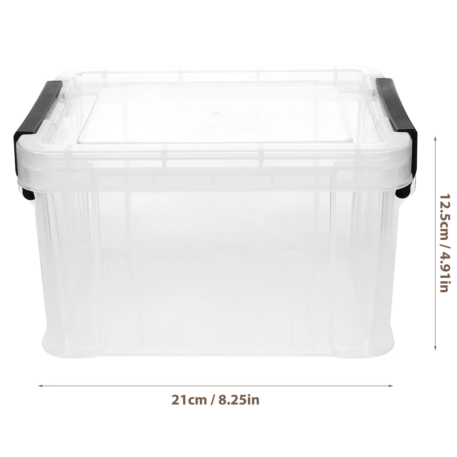 Transparent Dust-proof and Moisture-proof Household Storage Box with Lid Makeup – Secure Lid Design with a Practical Everyday Design