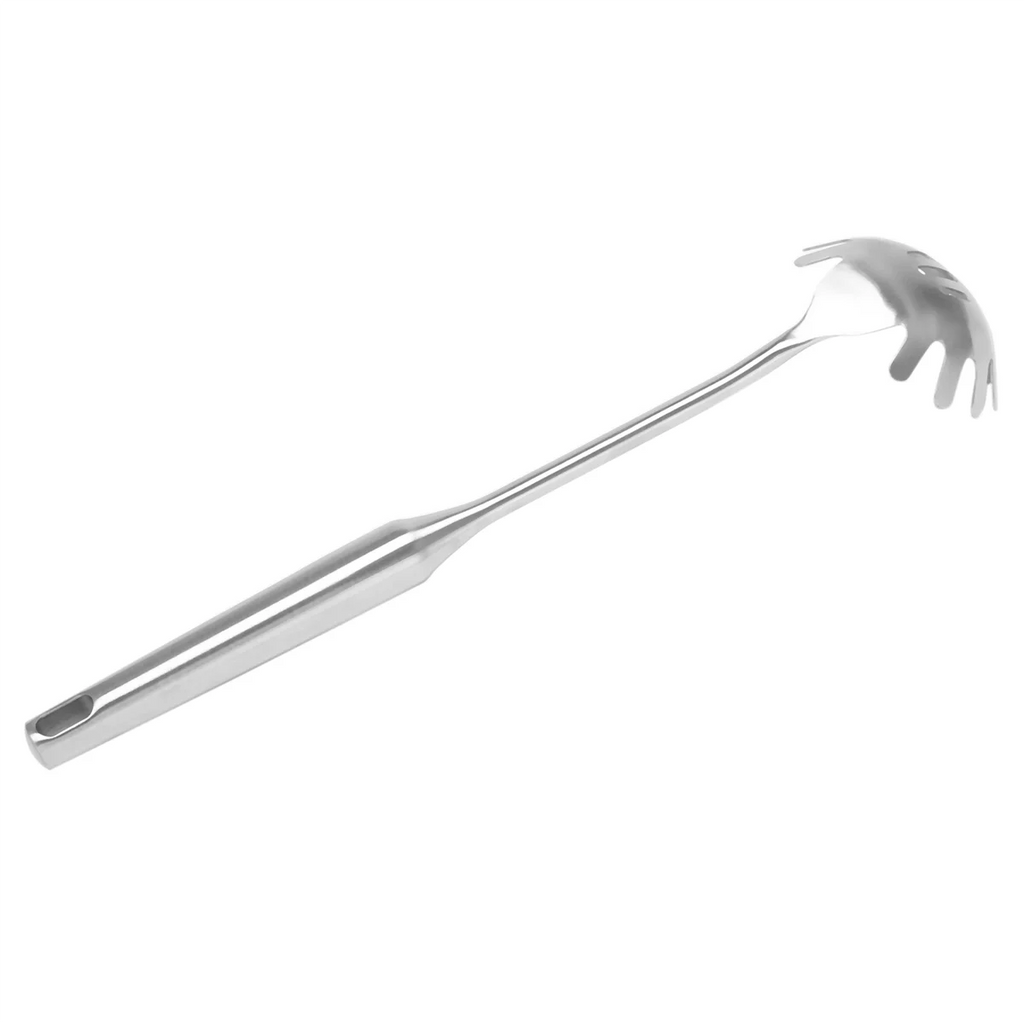 4 Pieces Stainless Steel Spaghetti Server Set Stainless Steel Spaghetti Pasta Tong Pasta Spoon Server Fork,2 x clip 2 x spoon,Silver – Durable Stainless Steel Construction with a Practical Everyday Design
