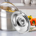 unbranded Sturdy Stainless Steel Pot Lid Mini Bowl Lid For Kitchen Cookware Small Pan Effortless Cleaning – Durable Stainless Steel Construction with a Practical Everyday Design