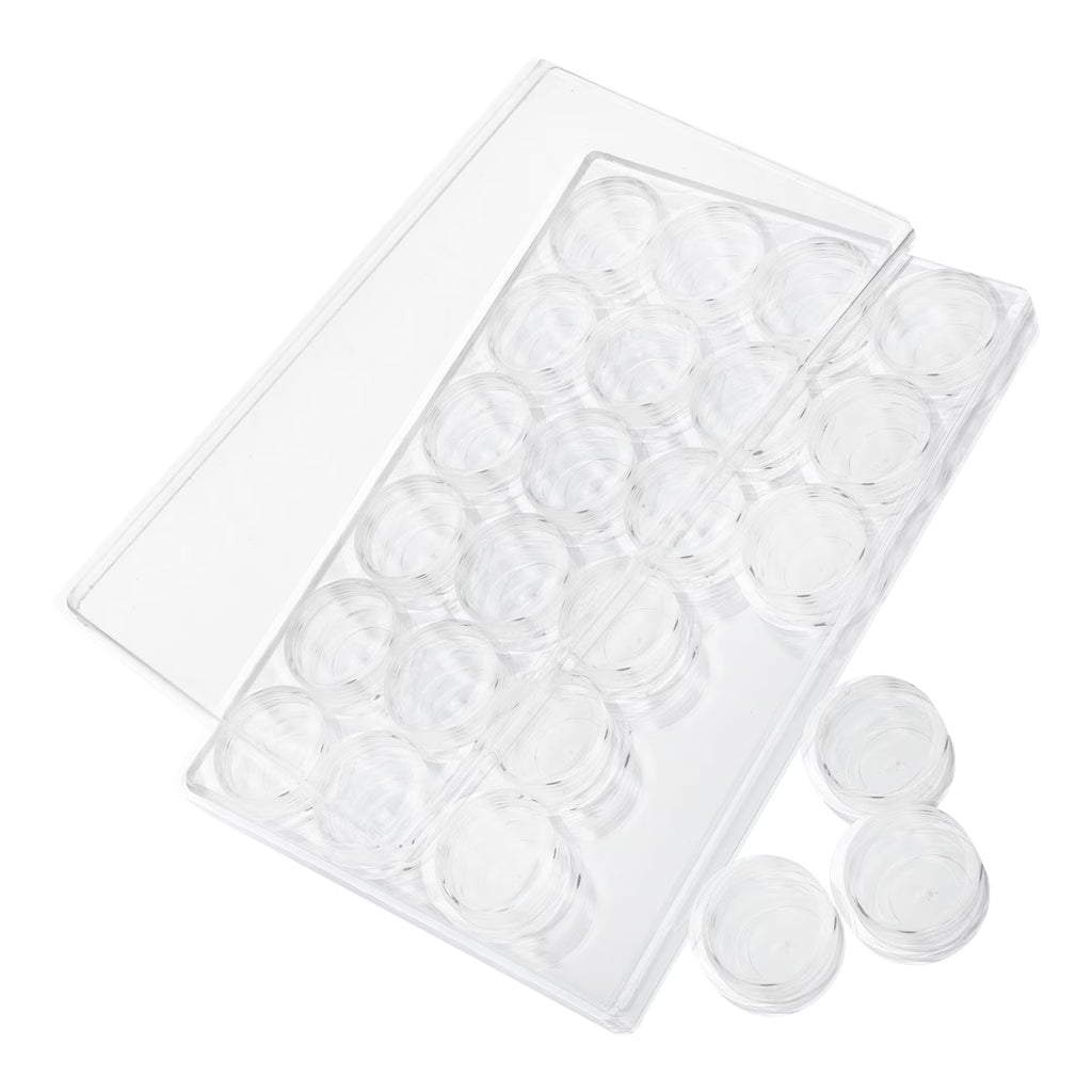 Closet Bead Organizers Storage Boxes 24X16cm Transparent – Clear-View Organization with a Practical Everyday Design