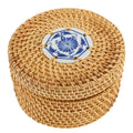 Toy Rattan Nut Box Household Storage Container 14X14X8CM – Practical Home Organization with a Practical Everyday Design