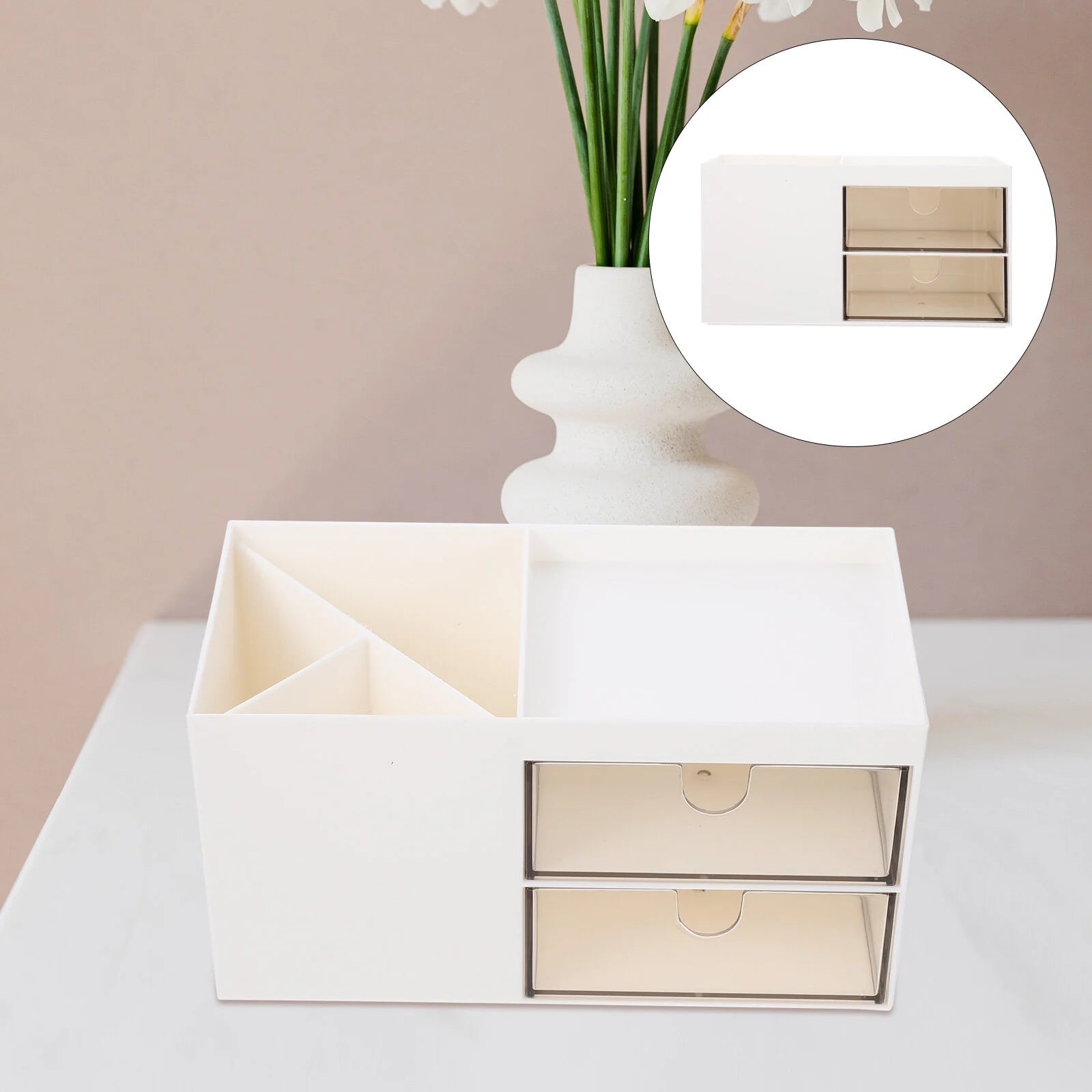 Adjustable Cosmetic Display Highlighter Bathroom Storage Box Office Container – Adjustable Everyday Design with a Practical Everyday Design
