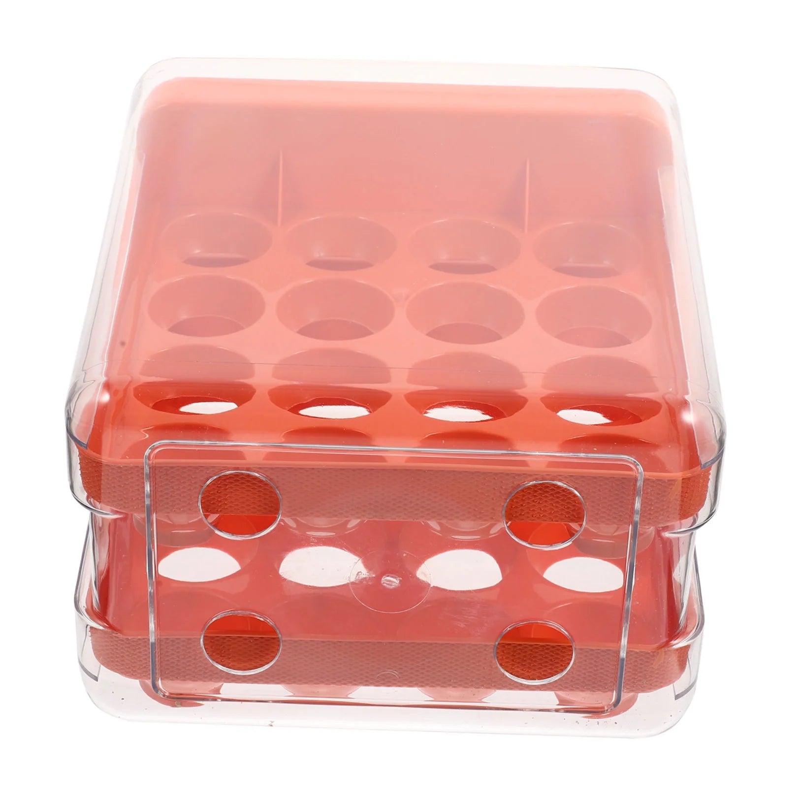 Holder Decor Egg Storage Box Egg Storage Shelf 21.5x22.5x14cm Orange – Practical Home Organization with a Practical Everyday Design