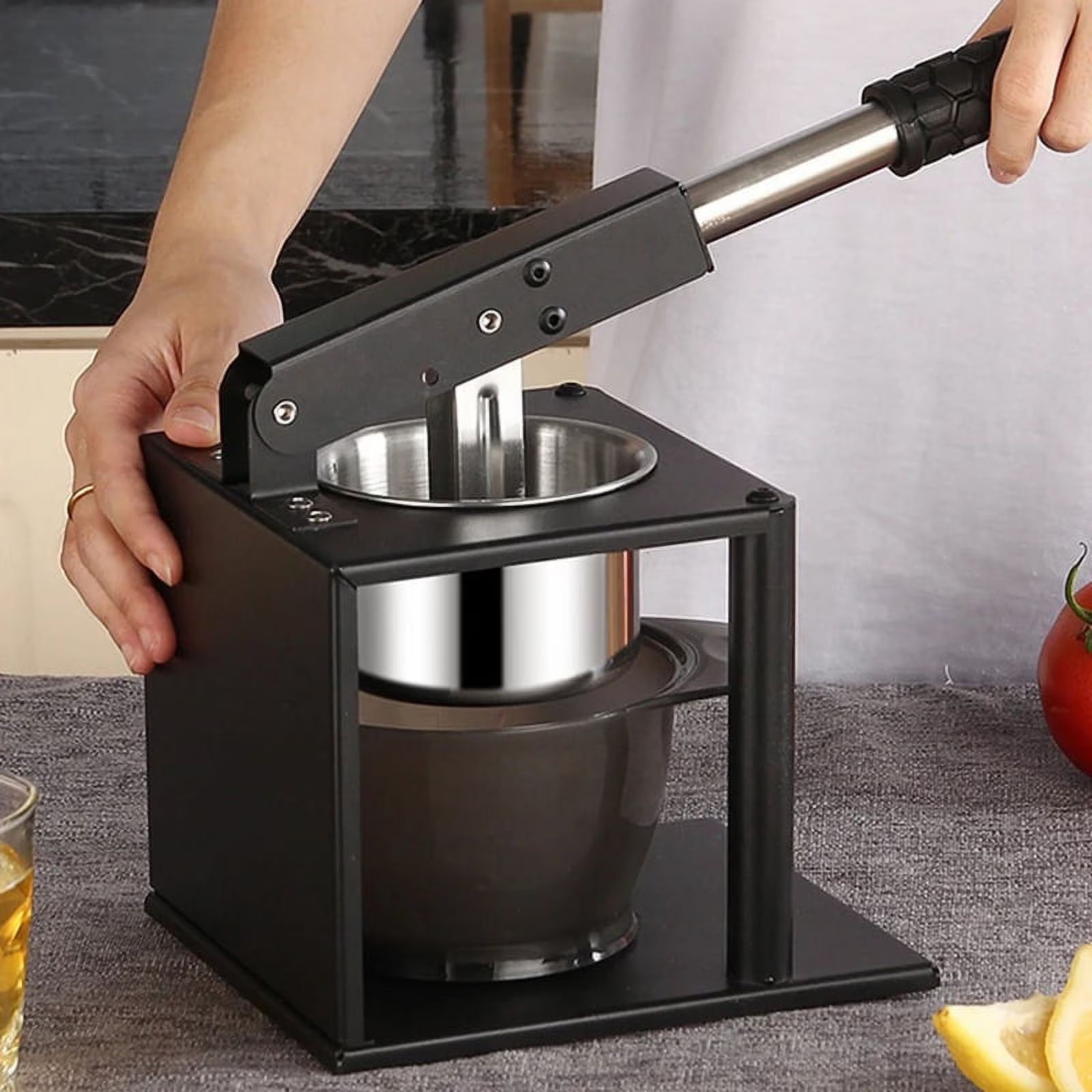 304 Stainless Steel Squeezer Juicer Hand Citrus Manual Juicer Portable Juicer for Kitchen Bar Restaurant – Durable Stainless Steel Construction with a Practical Everyday Design