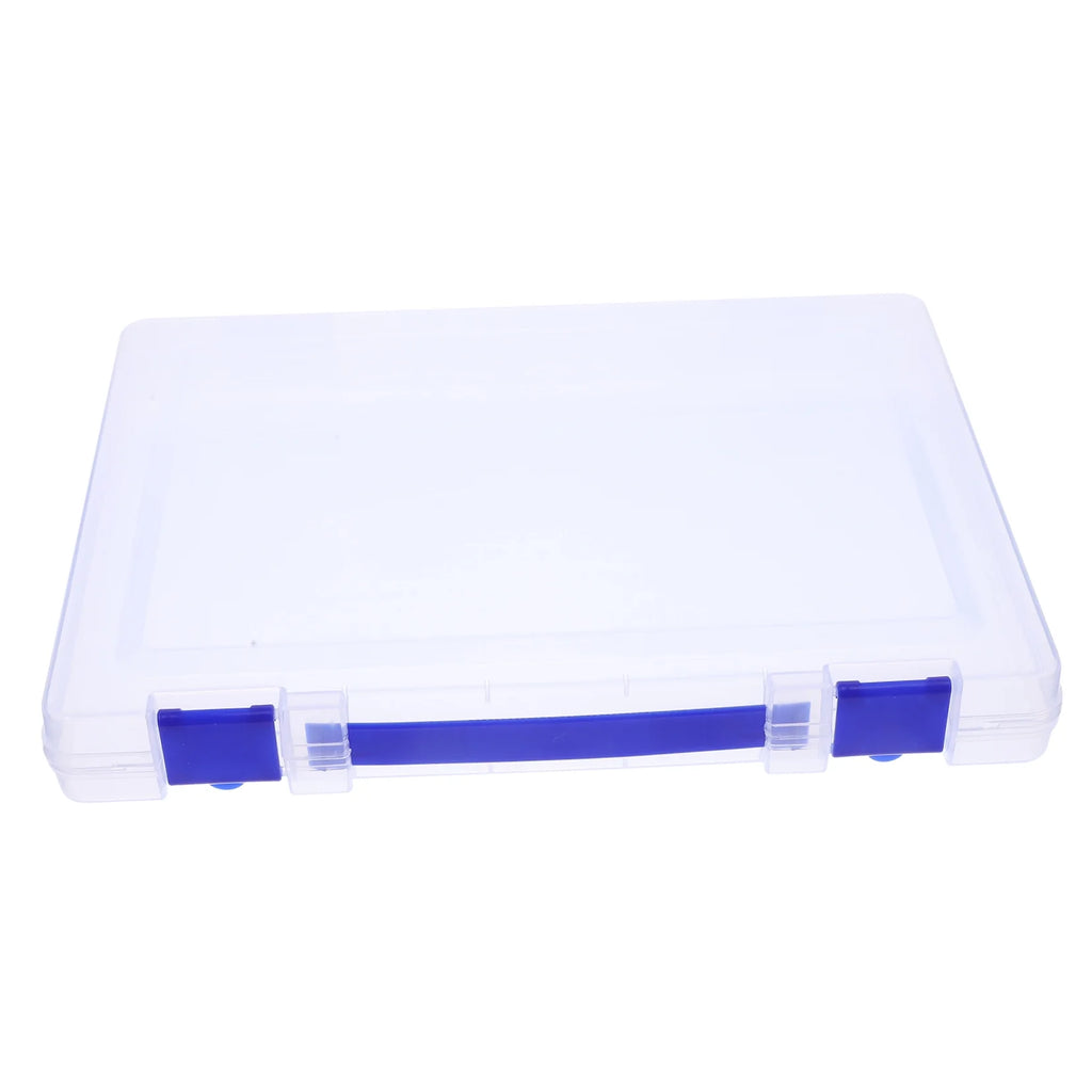 Daily Use File Case Office Organizer Organization Flat Storage Cardboard Boxes with Lids – Secure Lid Design with a Practical Everyday Design