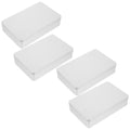 4 Pcs Collapsible Storage Bins Metal Tin Box Compact Lightweight Travel – Everyday Household Format with a Practical Everyday Design