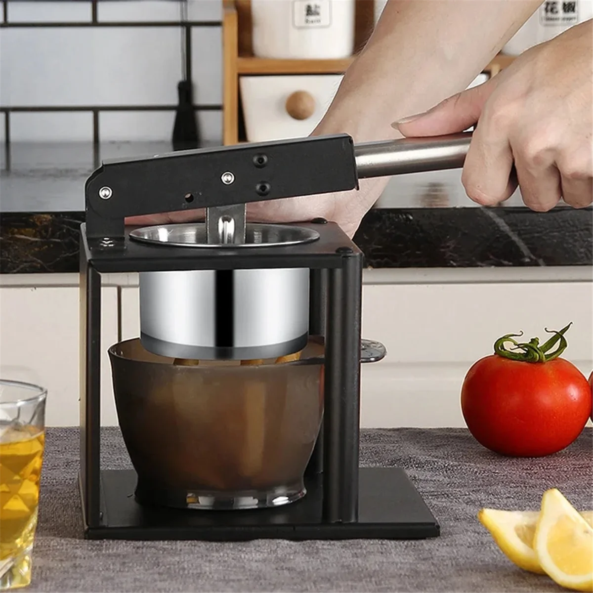304 Stainless Steel Squeezer Juicer Hand Citrus Manual Juicer Portable Juicer for Kitchen Bar Restaurant – Durable Stainless Steel Construction with a Practical Everyday Design