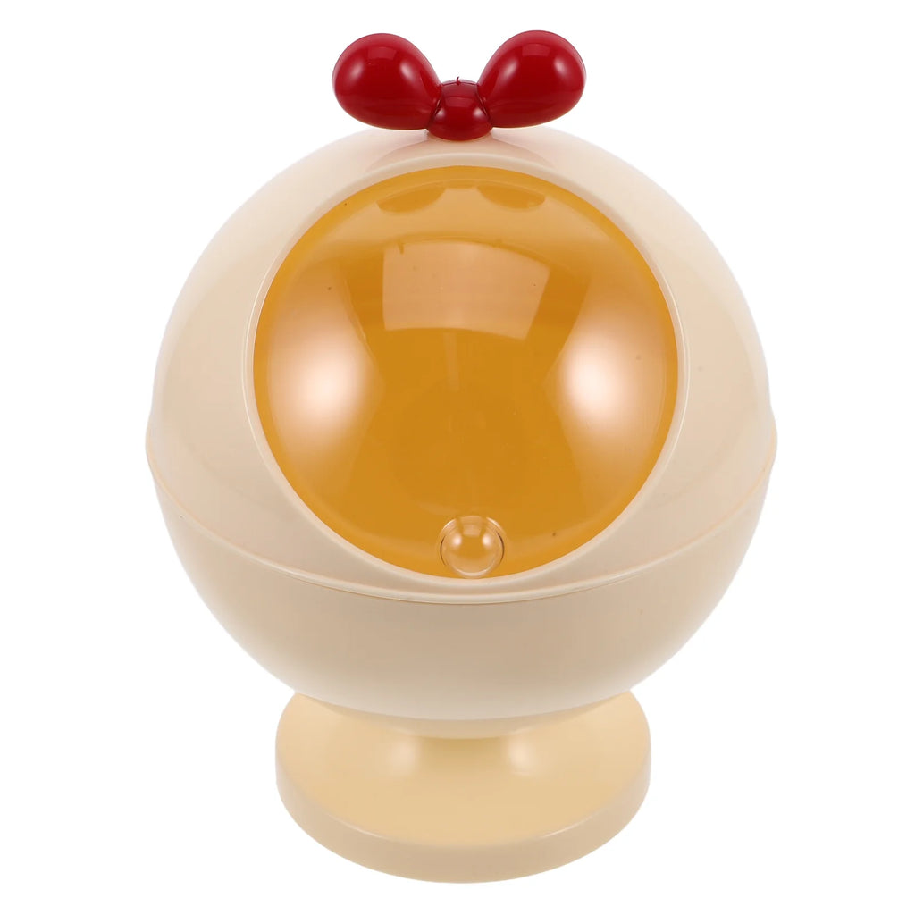 Figurine Decor Hair Accessories Storage Box Baby Miss 21.00X15.50X15.50CM Beige – Convenient Family Mealtime Use with a Practical Everyday Design