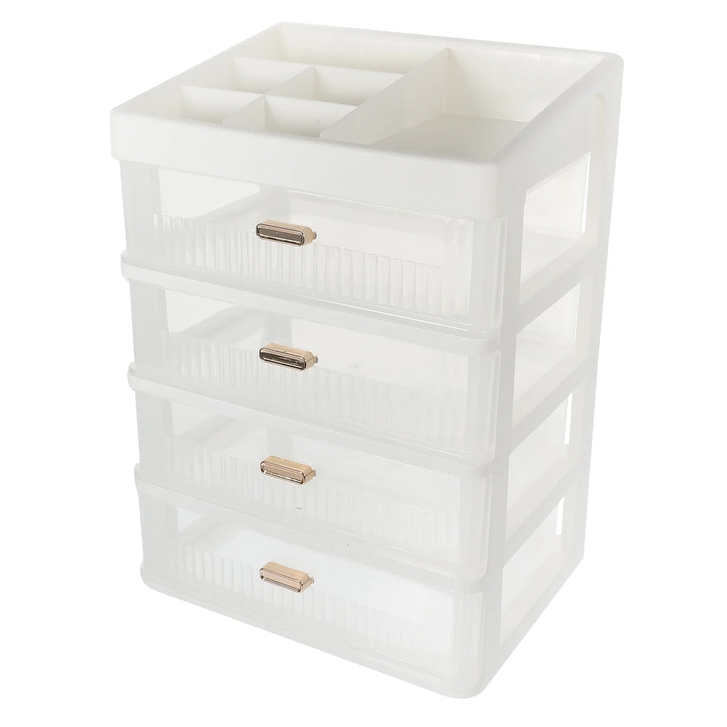 Skincare Desktop Storage Box 32.00X23.00X17.00CM White – Practical Home Organization with a Practical Everyday Design