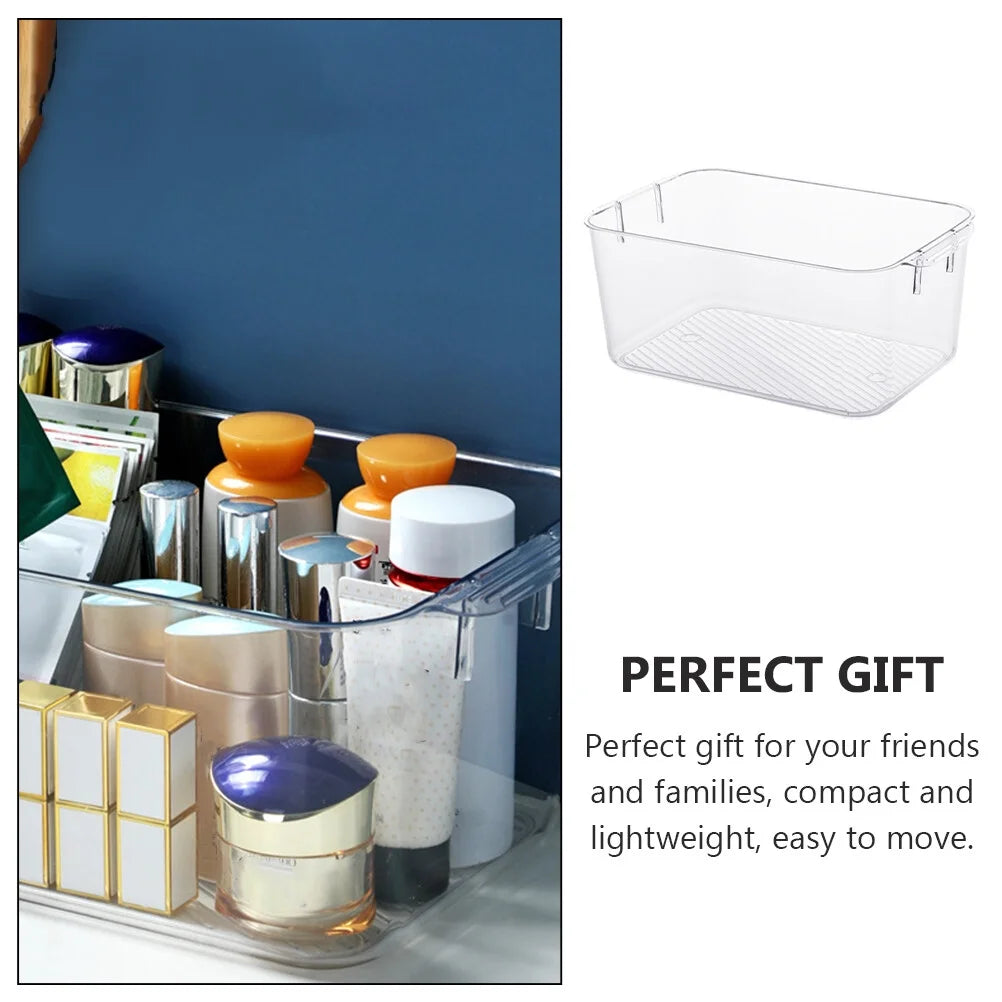 Clear Organizer Drawers Storage Bins Cosmetic Box Sundries Container – Clear-View Organization with a Practical Everyday Design