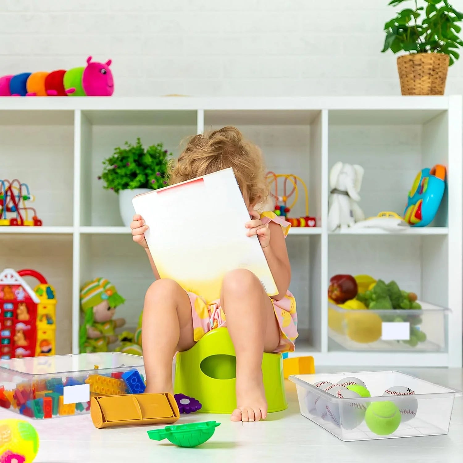 24 Pcs Plastic Cubby Storage Bins Classroom Cubby Organization with Self Adhesive Labels Bin Small Stackable Storage Containers Toy Book Box for School(14 x 10 x 3 Inch,Clear) – Everyday Household Format with a Practical Everyday Design