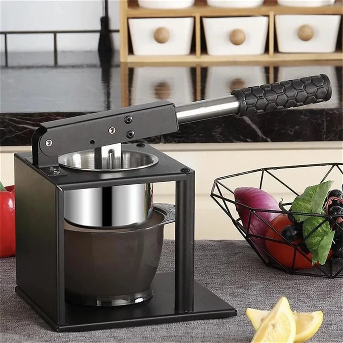 304 Stainless Steel Squeezer Juicer Hand Citrus Manual Juicer Portable Juicer for Kitchen Bar Restaurant – Durable Stainless Steel Construction with a Practical Everyday Design