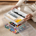 Plastic Stackable Storage Container Bin Box Tote with Lid for Home – Stackable Organization with a Practical Everyday Design