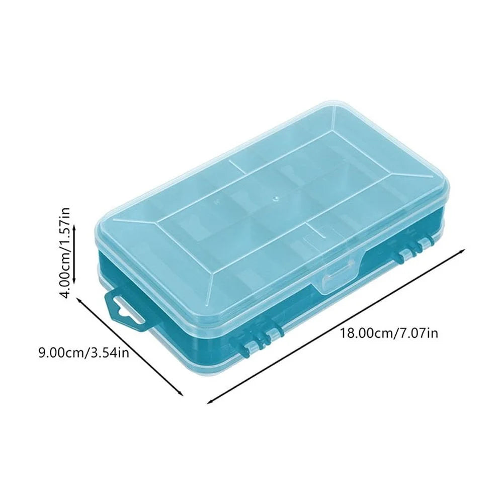 2 Pcs Small Parts Container Plastic Storage Containers Storage Box Green 18.00X9.00X4.00CM – Convenient Multi-Piece Set with a Practical Everyday Design