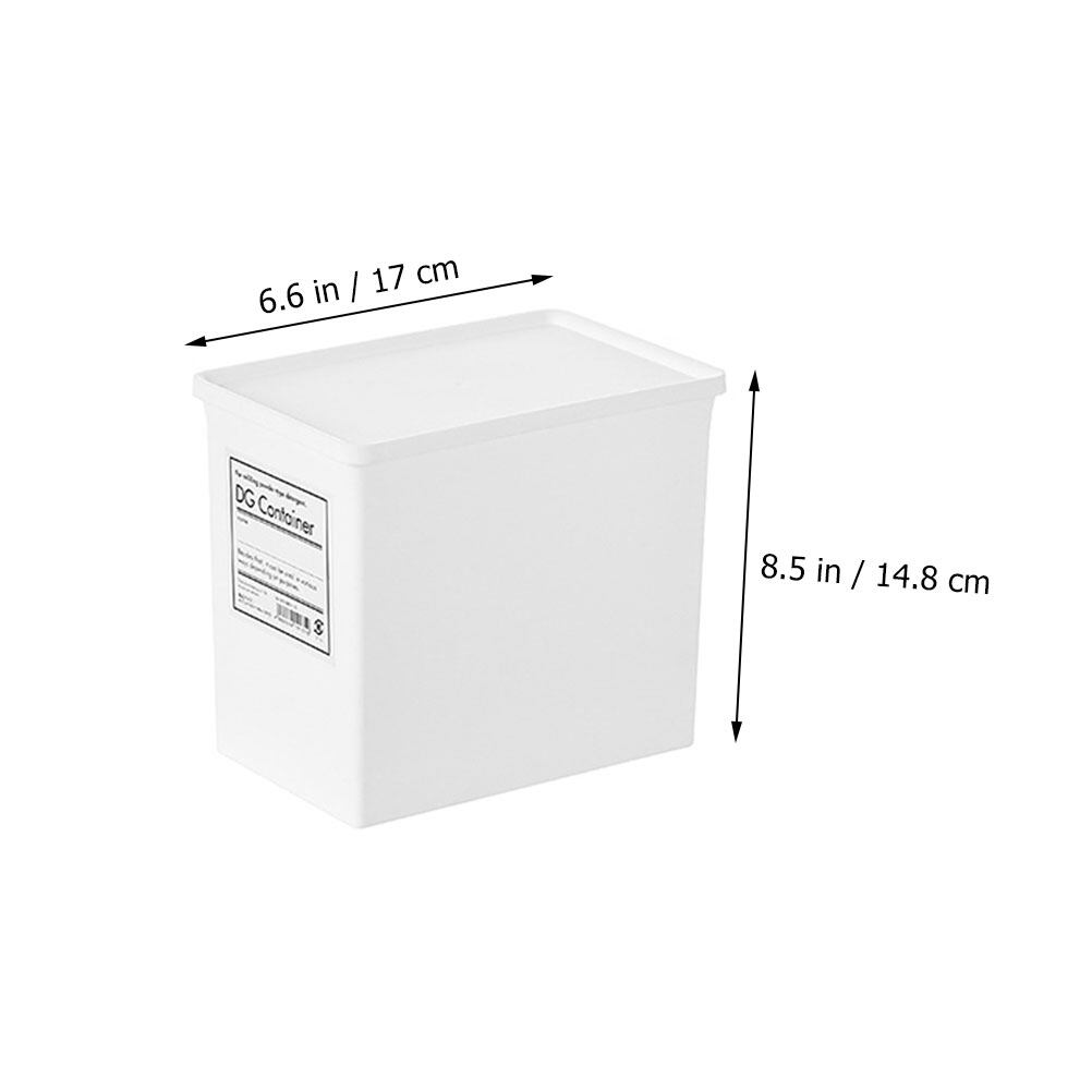 6 pcsHome Use Storage Box Lid Washing Powder Box Storage Box Practical Container – Practical Home Organization with a Practical Everyday Design